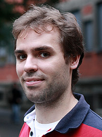 Maxime Van Landeghem, doctorant. Crédits : ESPCI ParisTech 