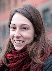 Clémentine Javaud, doctorante - PhD student Crédits : ESPCI ParisTech