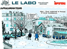 Spirou - Le labo Crédits : Jean-Yves Duhoo - Spirou